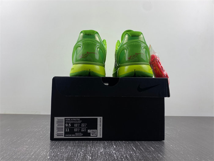 Nike Kobe 6 Protro Grinch CW2190-300