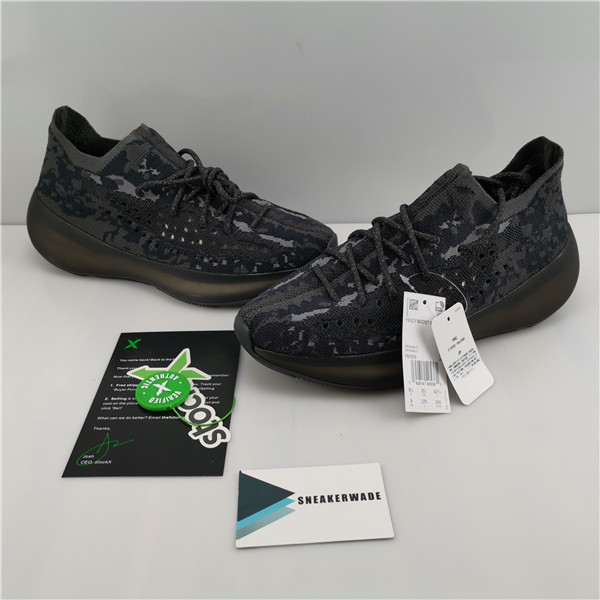 Adidas Yeezy Boost 350 V3 “Black”    FB7876